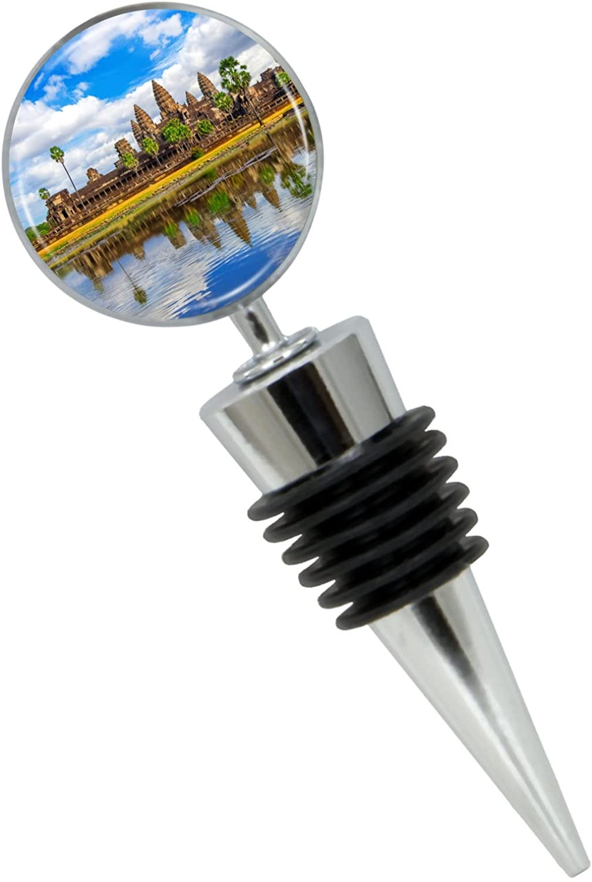 Angkor Wat Wine Bottle Stopper in Gift Box - Thumbnail 2