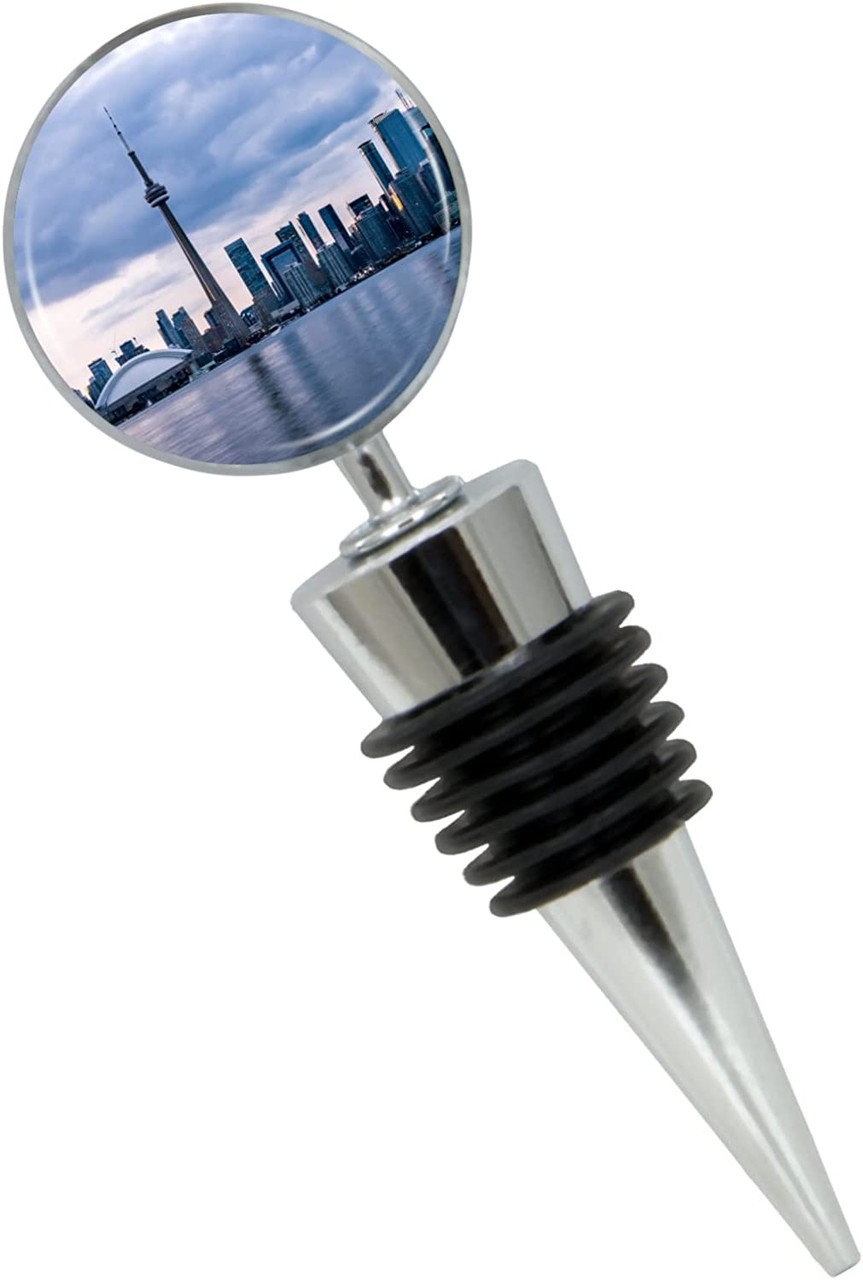 Toronto Ontario Canada Wine Bottle Stopper in Gift Box - Thumbnail 4
