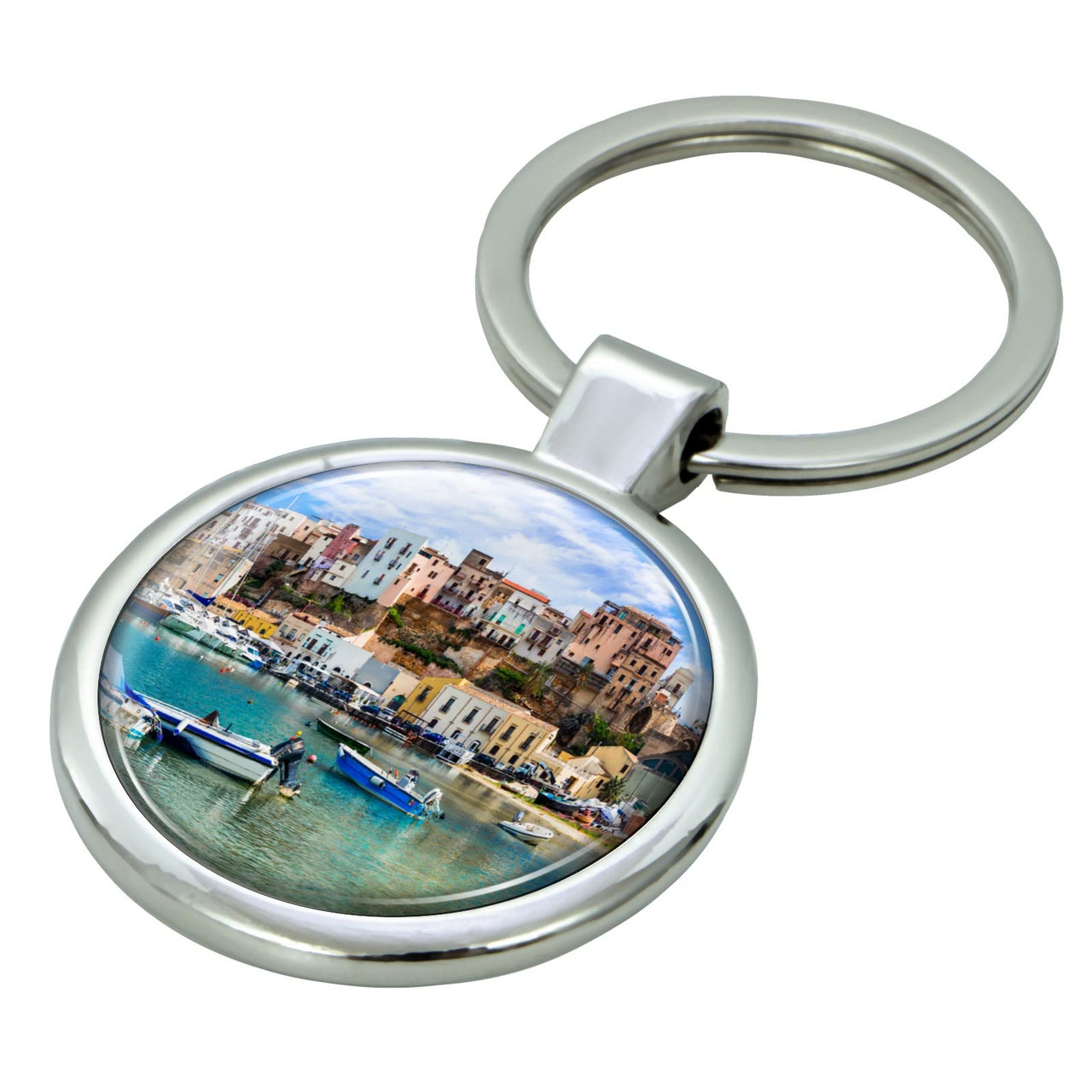Sicily Italy Keychain