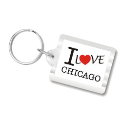 I Love Chicago Key chain