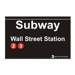 Subway Wall Street Magnet