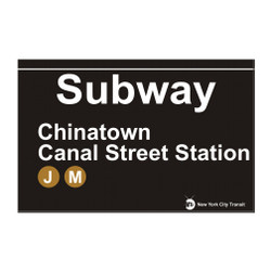 Subway Canal Street Station Chinatown Magnet
