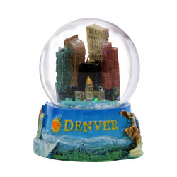 Denver Snow globe Mini 2.5 Inches Denver Snow globe Mini 2.5 Inches