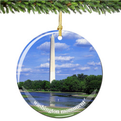 Washington Monument Christmas Ornament