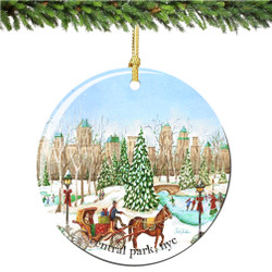 Chuck Fischer's Central Park Christmas Ornament