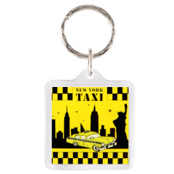 NYC Taxi Key Chain