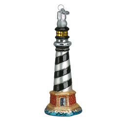 Cape Hatteras Lighthouse Glass Ornament