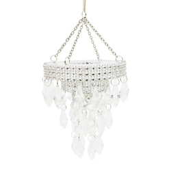 Plastic Chandelier Christmas Ornament