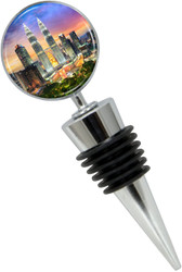 Kuala Lumpur Wine Bottle Stopper in Gift Box