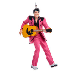 5 IN Elvis IN Pink Suit W/Guitar