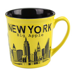 NYC Skyline Jumbo Yellow Mug 12oz NYC Skyline Jumbo Yellow Mug 12oz