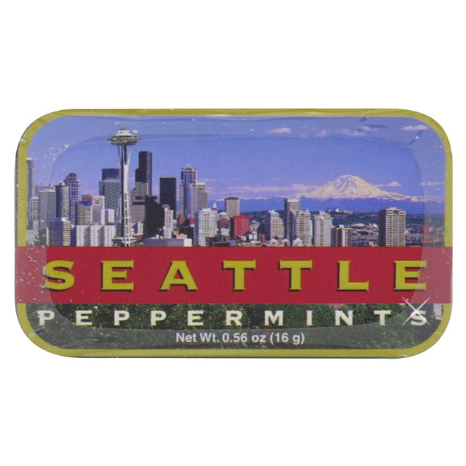 Seattle mints, Seattle mint tin with apx 70 mints