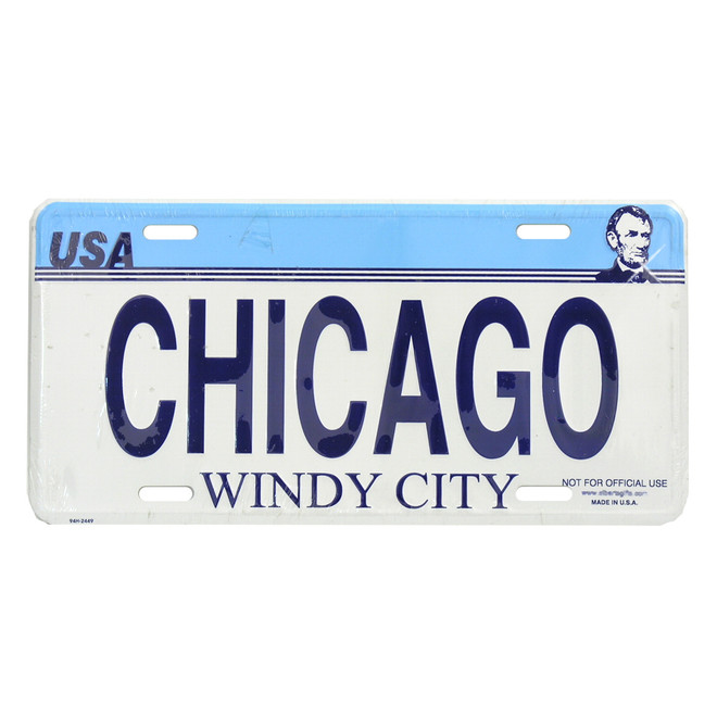 Chicago License Plate