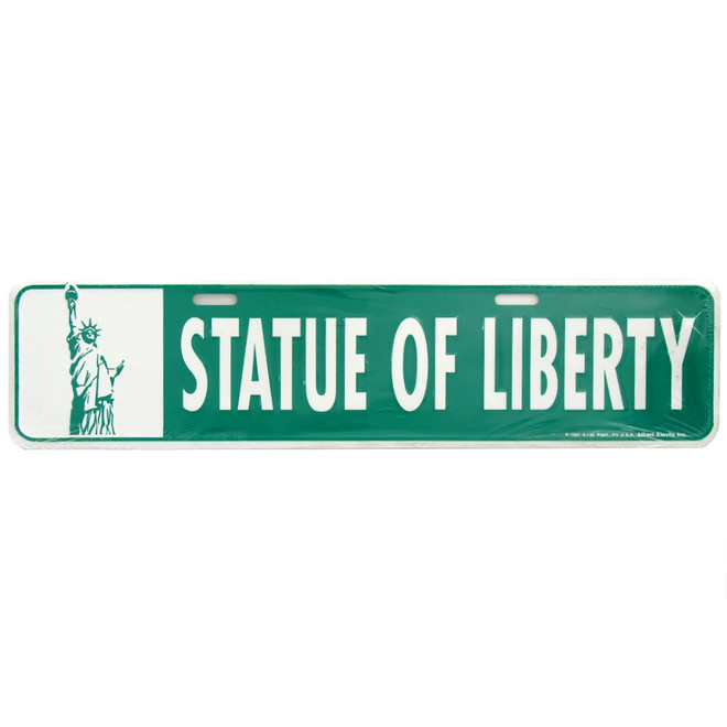 Statue of Liberty Street Sign