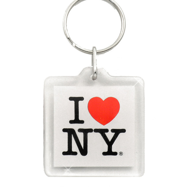 I Love NY Plastic Key Chain