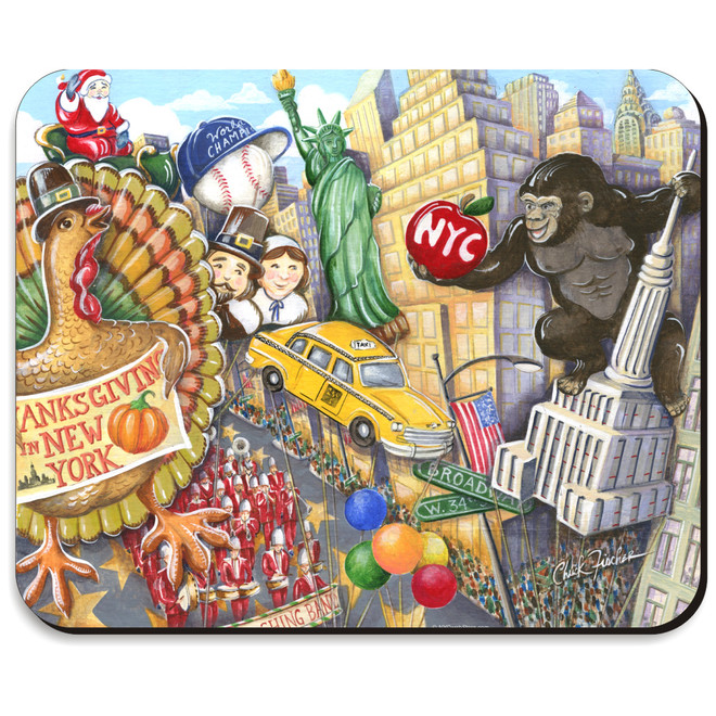 NYC Thanksgiving Day Parade Mousepad