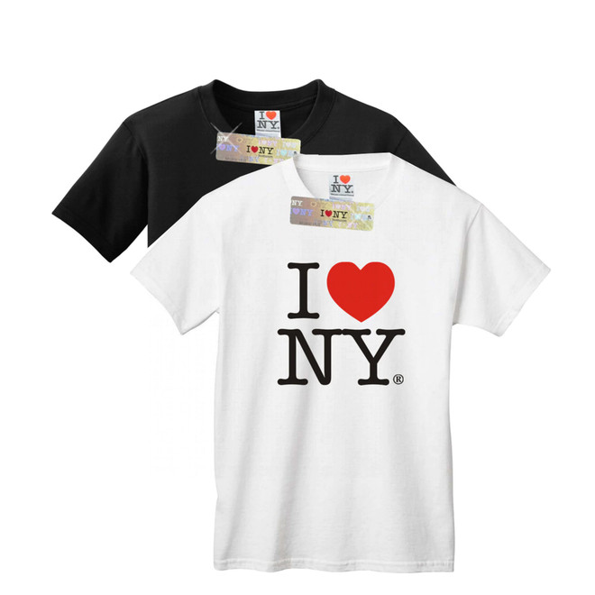 Kids I Love NY T-Shirts in white and black