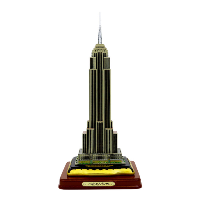 Empire State Building w/ Wood Base