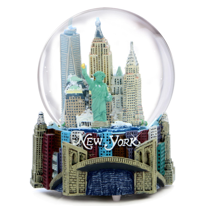 Musical New York City Snow Globe Souvenirs