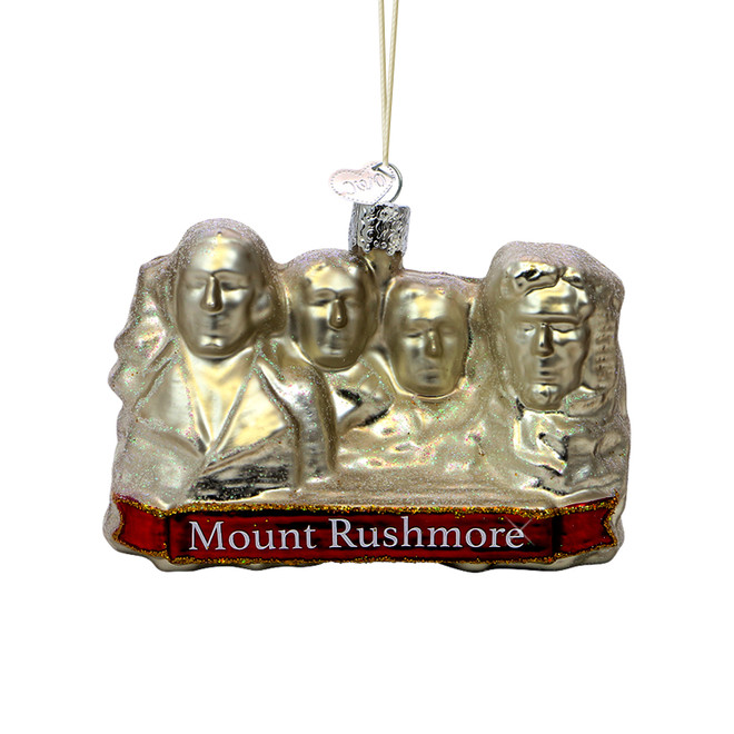 Mount Rushmore Christmas ornament