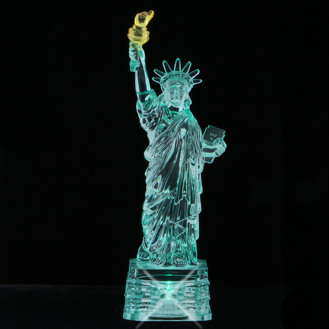 6.5 Inch LED Light-Up Statue of Liberty Statue