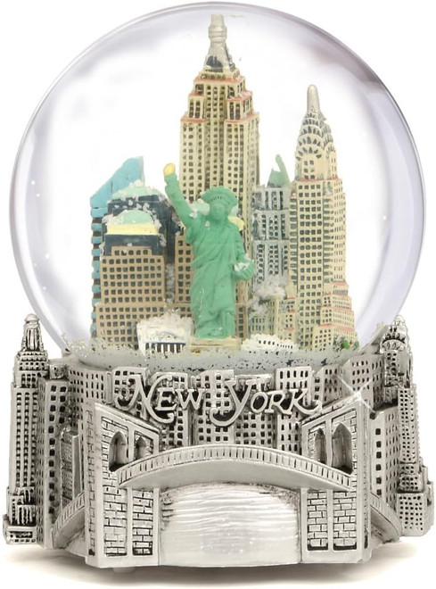 City Skyline Brand New York City Skyline Snow Globe - Thumbnail 2