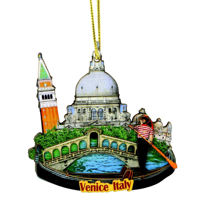 3D Venice Christmas Ornament