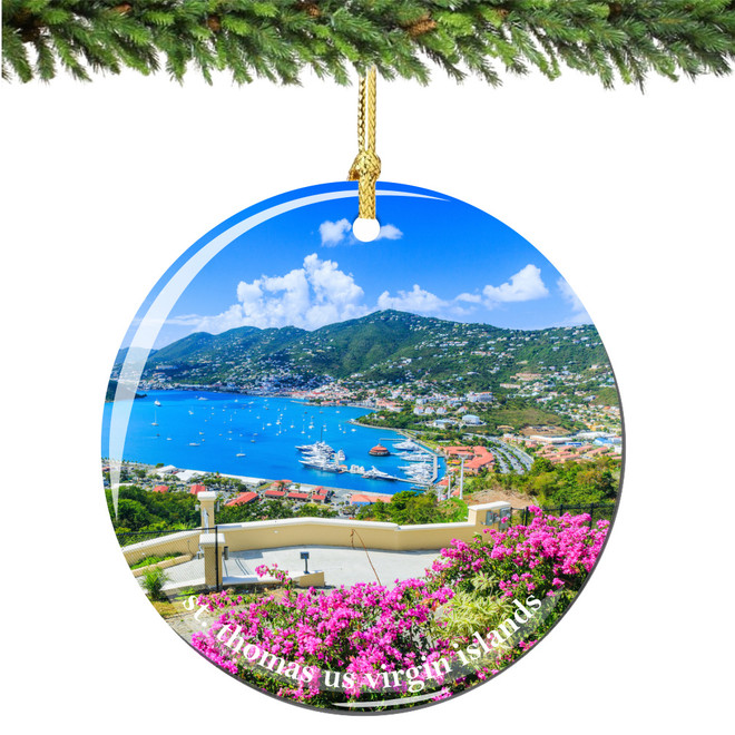 St Thomas US Virgin Islands Christmas Ornament