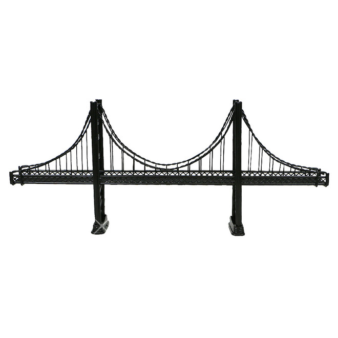 Black Golden Gate Bridge Wire Model