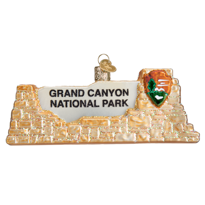 Grand Canyon National Park Glass Ornament