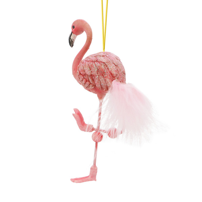 Flamingo Christmas Ornament