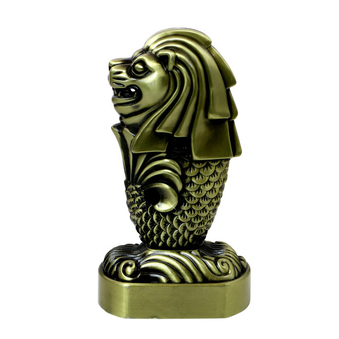 Singapore Merlion Bronze Replica 6 Inches