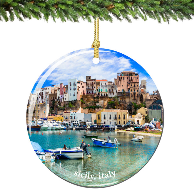 Sicily Christmas Ornament