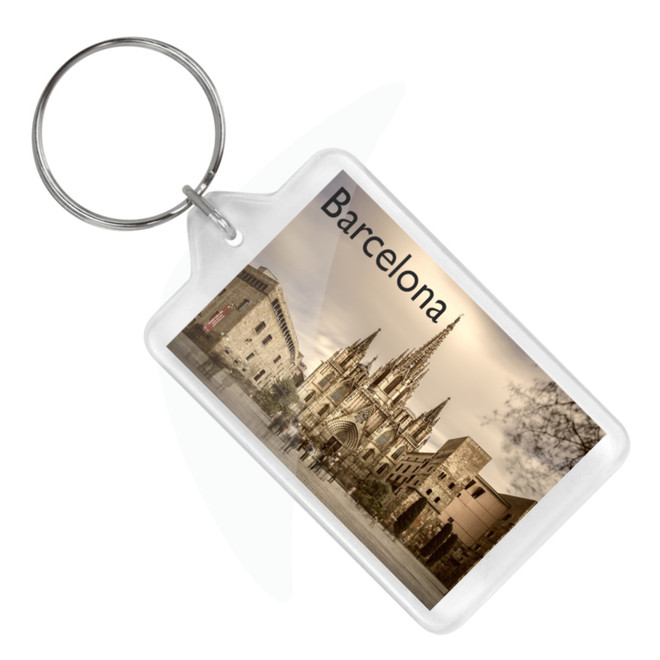 Spain Barcelona Keychain