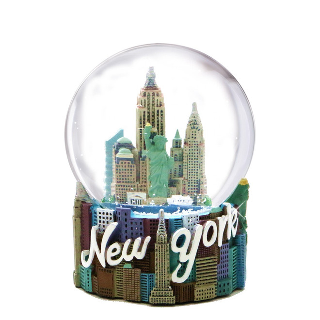 City Skyline Brand New York City Snow Globe - Thumbnail 2