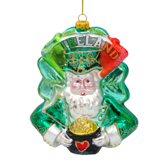Ireland Christmas Ornament Santa - Thumbnail 3
