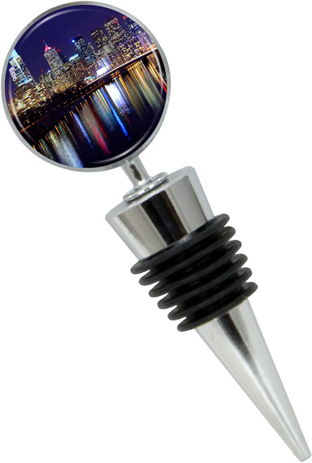 Philadelphia Wine Bottle Stopper in Gift Box - Thumbnail 3