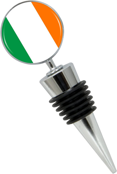 Irish Flag Wine Bottle Stopper in Gift Box