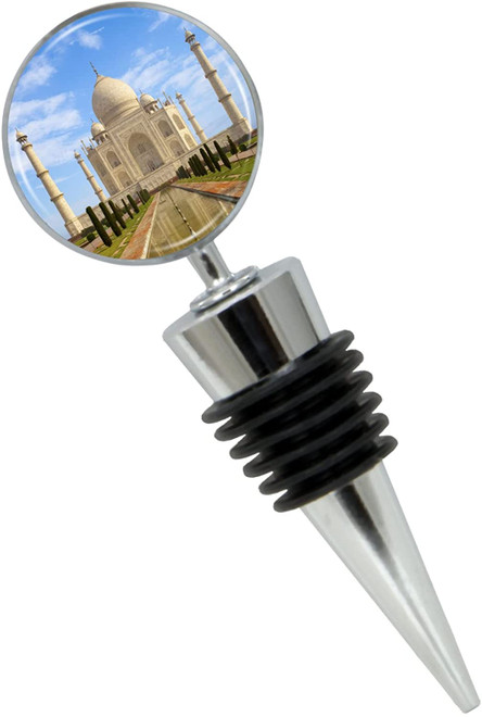 India's Taj Mahal Wine Bottle Stopper in Gift Box