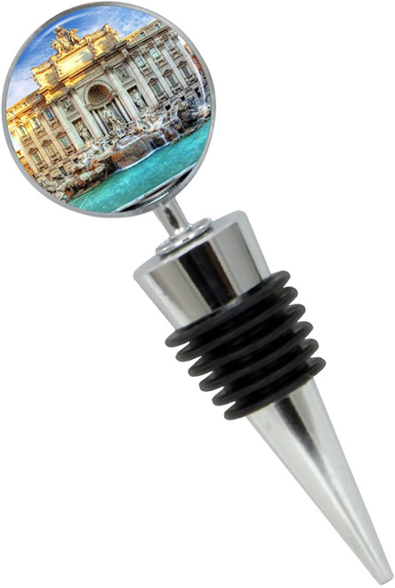 Rome Trevi Fountain Wine Bottle Stopper