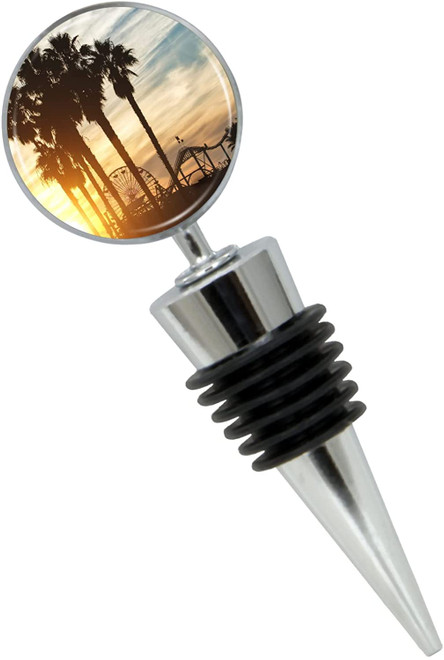 Santa Monica Wine Bottle Stopper in Gift Box - Thumbnail 2