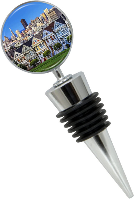 San Francisco Skyline Wine Bottle Stopper in Gift Box