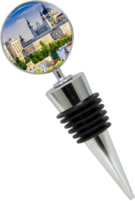 Madrid Spain Wine Bottle Stopper in Gift Box