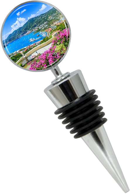 St Thomas US Virgin Islands Wine Bottle Stopper in Gift Box