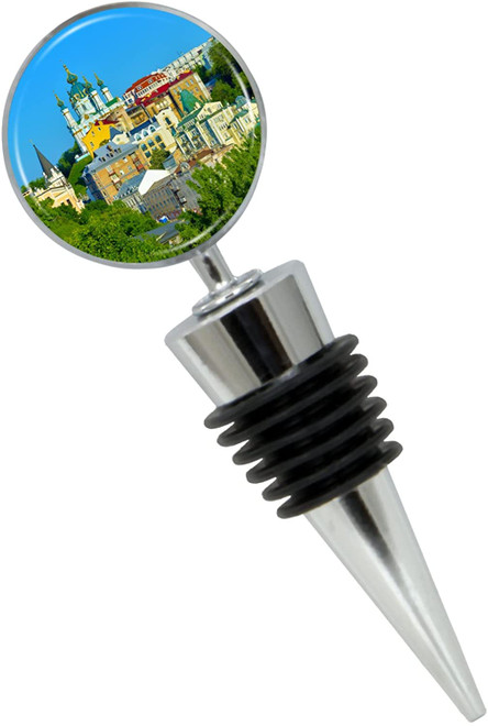 Kyiv Ukraine Wine Bottle Stopper in Gift Box