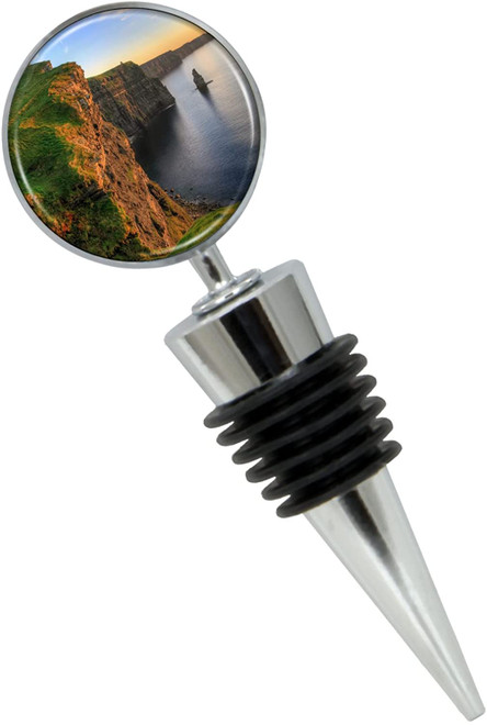 Cliffs of Moher Ireland Wine Bottle Stopper in Gift Box - Thumbnail 5