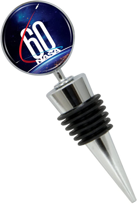 NASA 60 Years Anniversary Wine Bottle Stopper in Gift Box