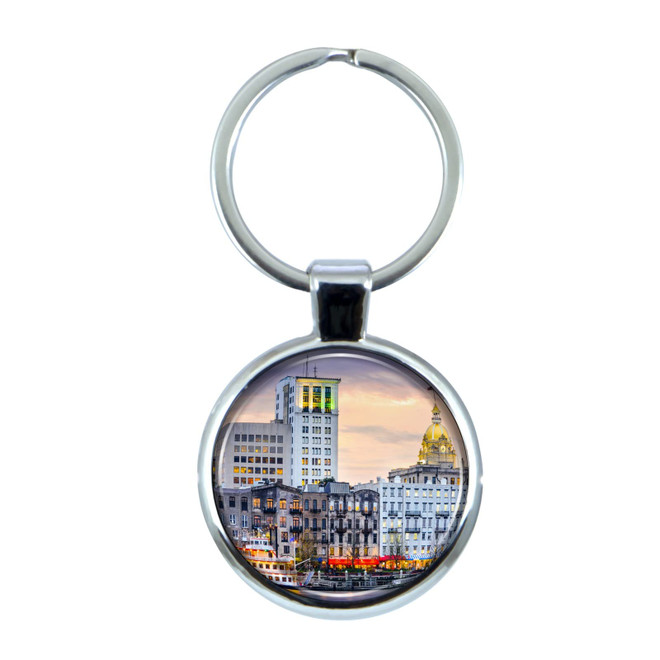 Savannah Georgia Keychain