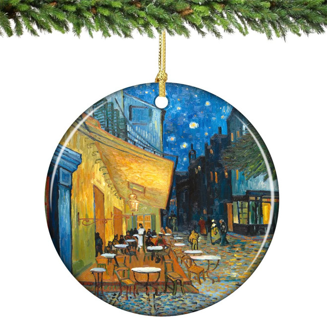 Van Gogh Terrace OrnamentPorcelain