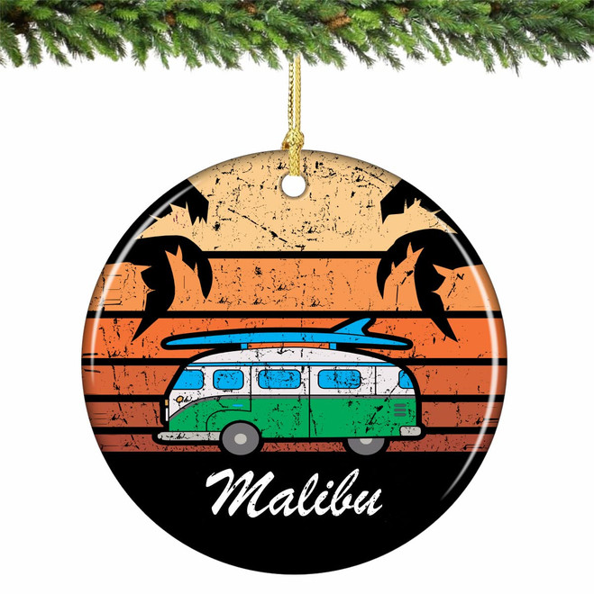 Malibu Ornament Porcelain [2.75in]